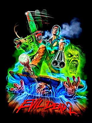 Evil Dead2 Unleashed, creepy, evil dead, Horror Comedy, HD phone wallpaper