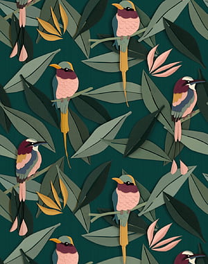 Birds, Green, HD phone wallpaper