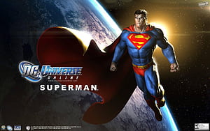 Video Game Dc Universe Online Superman, Superman Poster, HD wallpaper