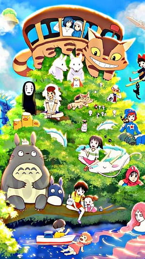 Studio Ghibli, Ghibli Android, HD phone wallpaper