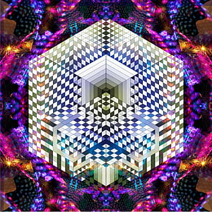 Lauren Pixie, Hypercube, HD phone wallpaper