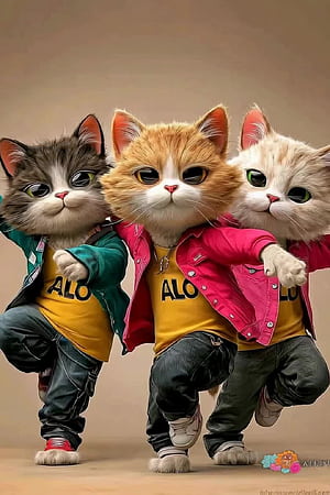 Cat Dancing, HD phone wallpaper