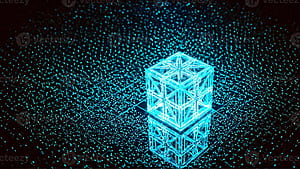 Hypercube , and Background for, HD wallpaper