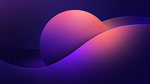 Gradient Orb Pink Purple Gradient, gradient, pink, purple, artist, artwork, art, digital-art, ai, abstract, HD wallpaper
