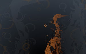 Linux, Ubuntu, Artistic, Vector, HD wallpaper