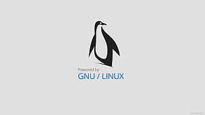 Powered By Gnu Linux, HD wallpaper