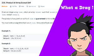 Product of Array Except Self solution in python and ruby, WHAT A DRAG, HD wallpaper