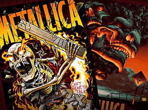 METALLICA Adds Two New Designs To Load Poster Series, HD wallpaper