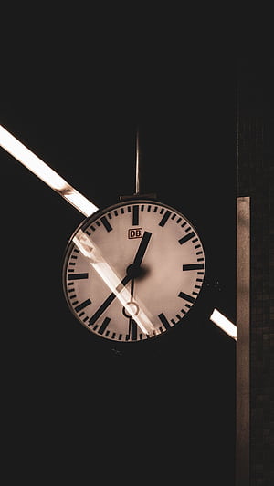 Black Clock, HD phone wallpaper