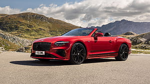 Red Bentley Continental GT Speed Convertible First Edition 4 Car Cars, HD wallpaper