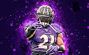 Mark Ingram Ravens, HD wallpaper