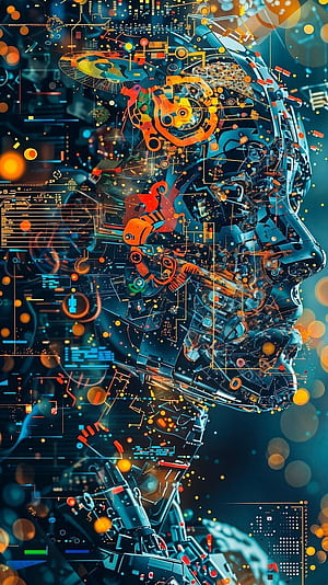 Coding vertical, AI Coding, HD phone wallpaper