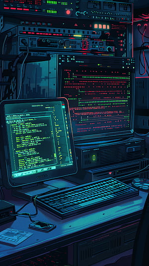 Cyber Code Chic - Programming-Themed, HD phone wallpaper