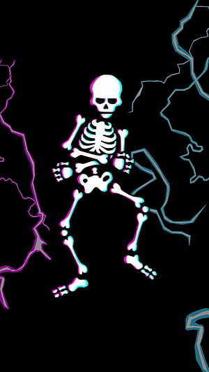 Dancing Skeleton, HD phone wallpaper