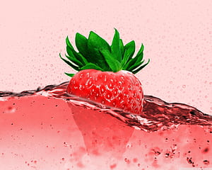 Background, Strawberry, HD wallpaper