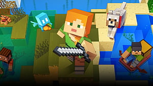 Minecraft Multiplayer, HD wallpaper