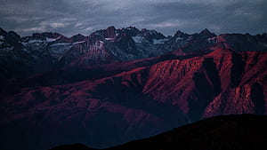 Brown Mountains , Aerial view, Mountain range, Mountain Views, HD wallpaper