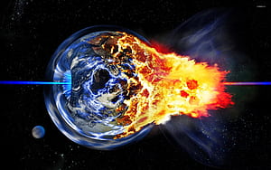 Earth Exploding, HD wallpaper