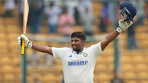 Sarfaraz Khan hits maiden century as India continue comeback vs New Zealand before rain on day four, HD wallpaper