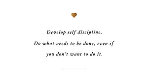 Develop Self Discipline, HD wallpaper