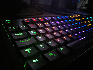 PC Gaming Setup, HD wallpaper