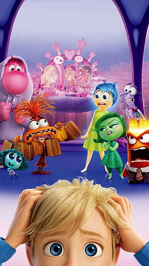 Inside Out 2 , Character art, Movie poster, HD phone wallpaper