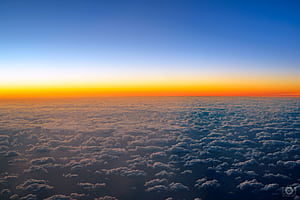 Sunset Sky Over The Clouds Background Quality Background, HD wallpaper