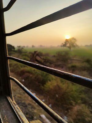 train window, HD phone wallpaper