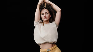 Maia Mitchell Harpers Bazaar Australia 2025, maia-mitchell, celebrities, model, actress, dark, black, HD wallpaper
