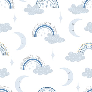 Winter Rainbow Cute Pattern Background, Pretty Pattern, HD phone wallpaper