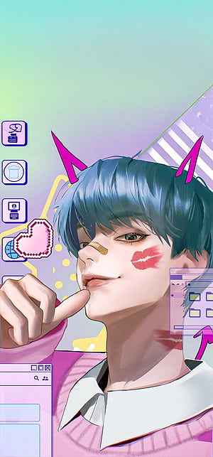 Kpop Demon Hunters iPhone, Baby Saja, HD phone wallpaper