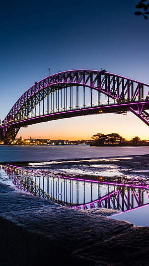 Australia Bridge New South Wales With, Sydney Harbour Bridge, HD phone wallpaper
