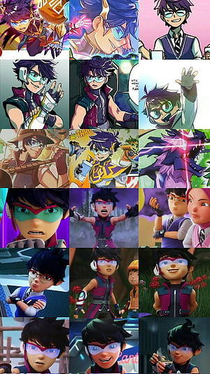 All Fang content in 2023! What a year! BBBGLXS2 comic ended and BBBGLXS2 animated version just begun in this year! Fang stans will eating more and more in 2024, Fang BoBoiBoy, HD phone wallpaper