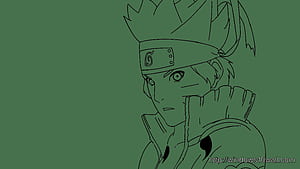 Naruto Sketch, HD wallpaper