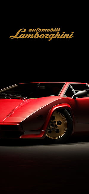 Lamborghini Red Luxury Cars Vintage Best Background And For IPhone And Android, HD phone wallpaper