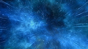 Shedding New Light on the Final Frontier, Light Blue Space, HD wallpaper