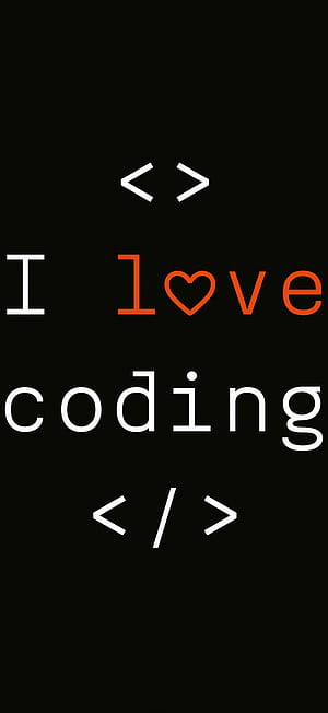 I Love Coding , Coding Aesthetic, HD phone wallpaper