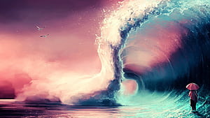 Pink Riptide, HD wallpaper
