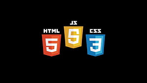 HTML CSS JS, HD wallpaper
