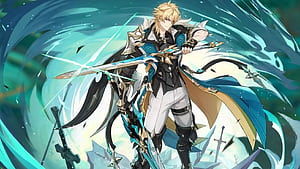 Genshin Impact Varka materials, kit, and Constellations, HD wallpaper