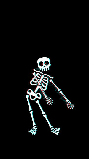 Dancing Skeleton iPhone, HD phone wallpaper