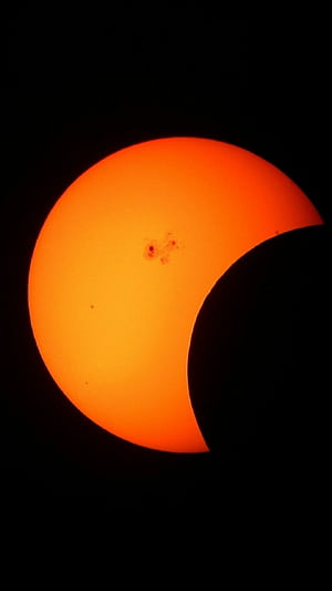 Solar eclipse, Android iPhone, HD phone wallpaper