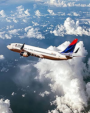 Delta Airlines Boeing 737 graph Print: Posters & Prints, HD phone wallpaper