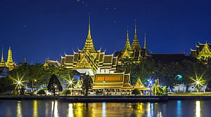 Thailand Wat Phra Kaew Night, HD wallpaper