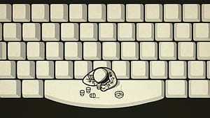 Keyboard Funny Computer, Input, HD wallpaper