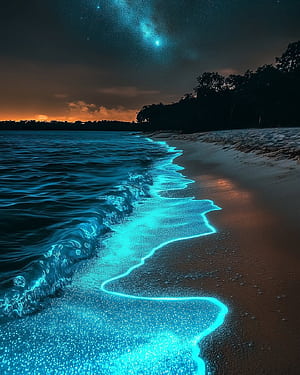 Glow In The Dark Beaches In India, Indian Beaches, HD phone wallpaper