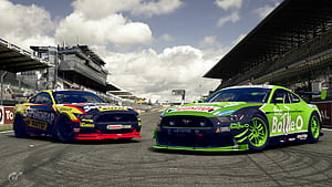 Australian V8 Supercars liveries for Gr3 and Gr4 Mustangs, HD wallpaper