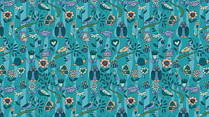 Pattern, Background, Surface, Owls, HD wallpaper