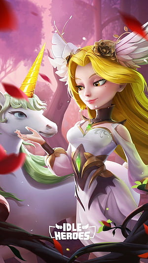 ❤️Idle ❤️ Dear Idlers, do you notice that the loading screen has been changed? Lutz prepare the fabulous for you! Don't forget to show here if you use them. #idleheroes # #, HD phone wallpaper