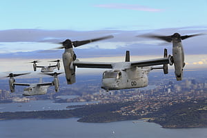 Bell Boeing V 22 Osprey Military Transport Ultra, V-22 Osprey, HD wallpaper
